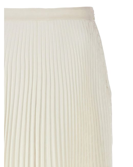 Valentino Garavani White Vlogo Skirt