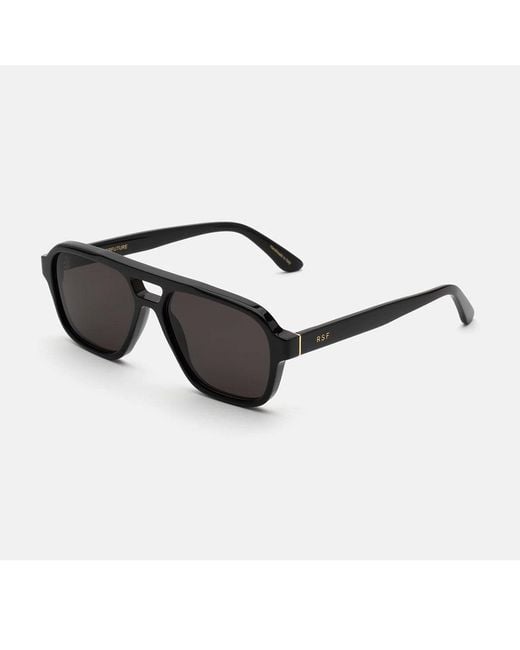 Retrosuperfuture Black Maneval Acetato Sunglasses
