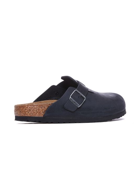 Birkenstock Blue Sandals Calf Leather/Rubber Sole for men