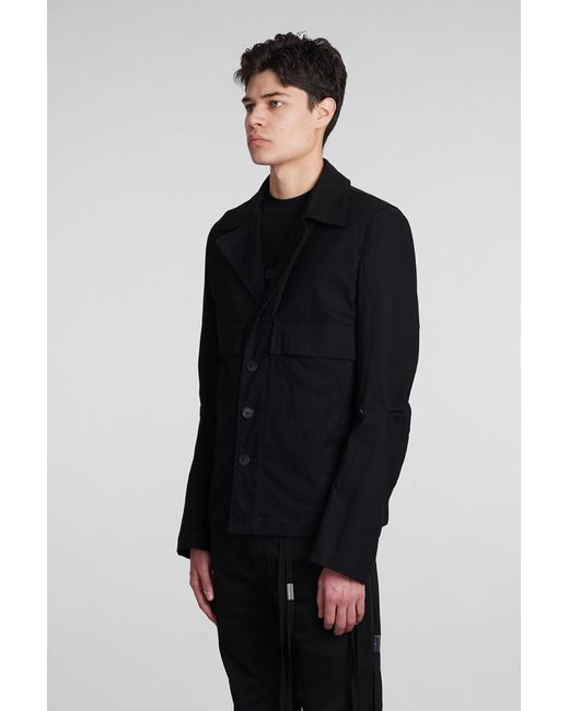 Ann Demeulemeester Black Casual Jacket for men