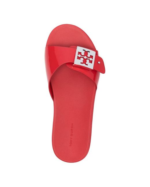 Tory Burch Red Sandals Outer: Polyurethane