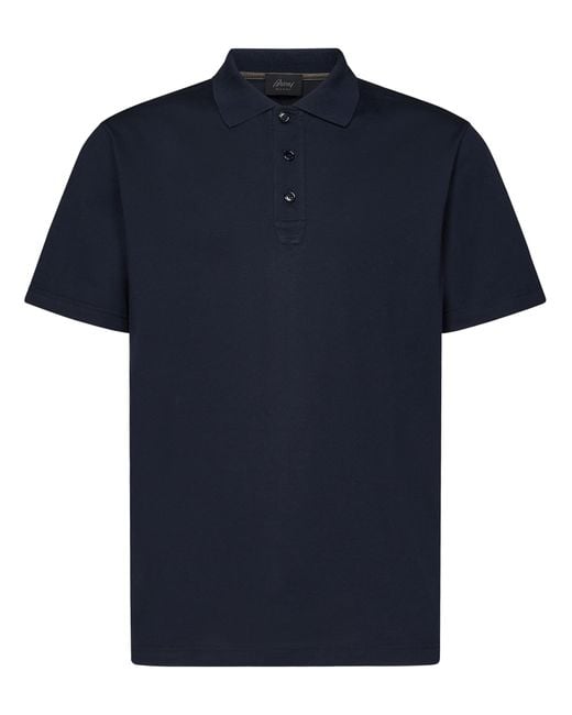 Brioni Blue Polo Shirt for men