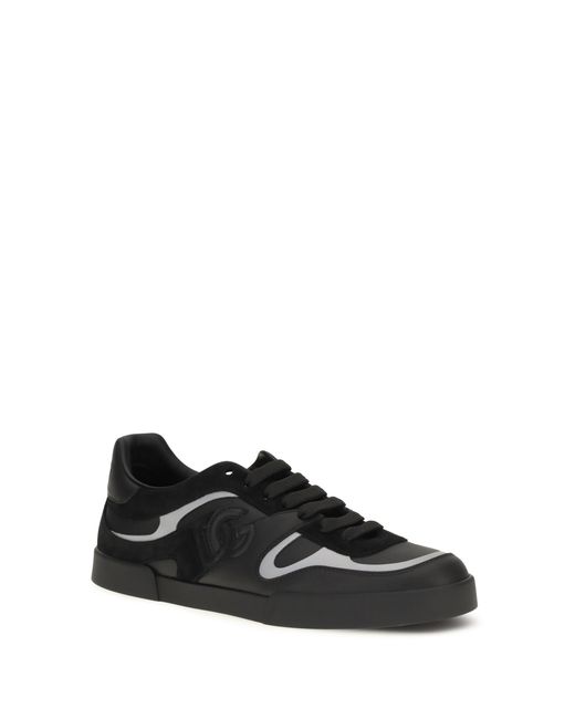 Dolce & Gabbana Black Sneakers Portofino Trainers for men
