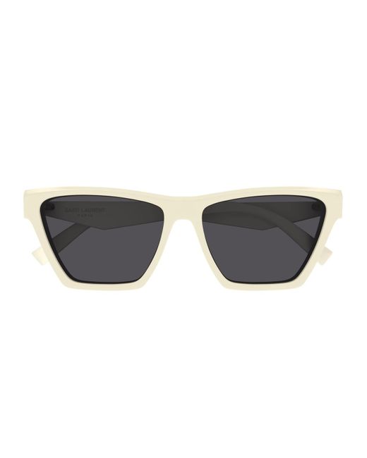 Saint Laurent Gray Sl M103 Linea Monogram Sunglasses