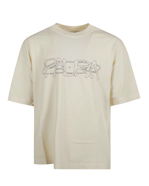 Paura White Costa Oversized T-Shirt for men