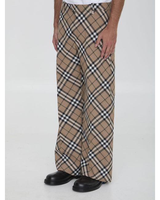 Burberry nova check trousers mens hot sale