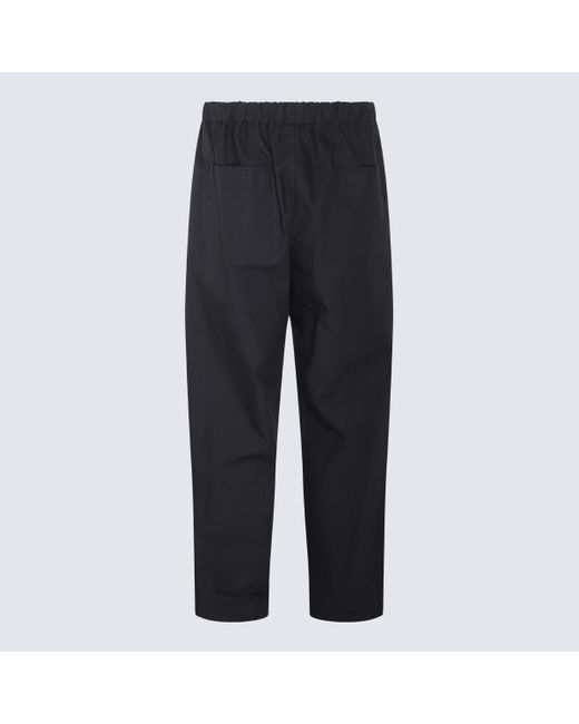 Jil Sander Gray Cotton Pants for men