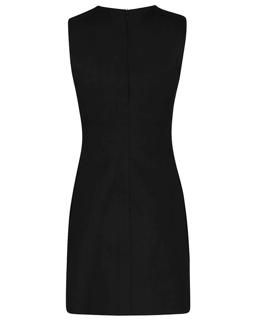 DIESEL Black D-reams Logo-plaque Woven Mini Dress