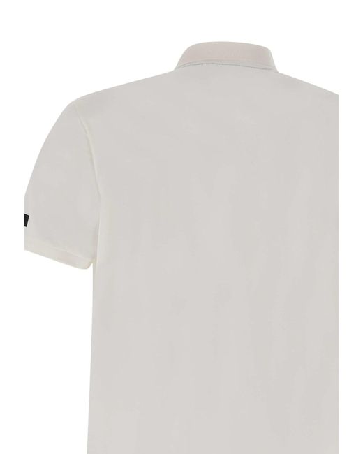 Rrd White Gdy Oxford Cotton Polo Shirt for men