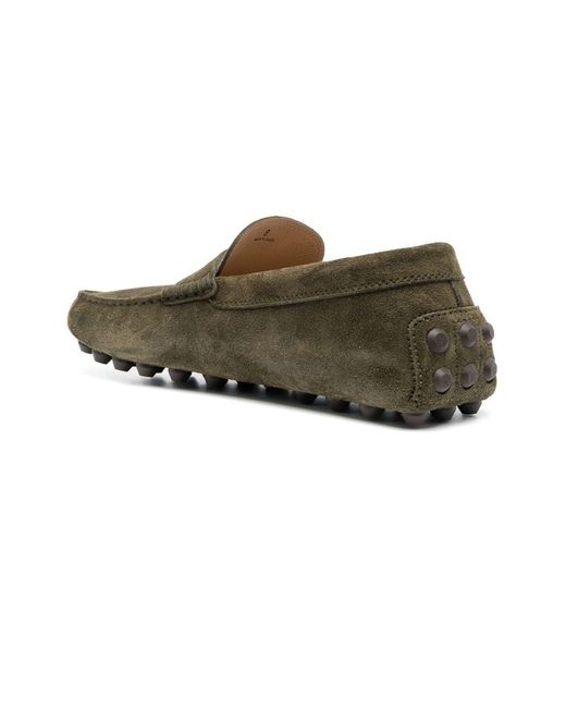 Tod's Green Gommino Bubble Driving Shoes for men