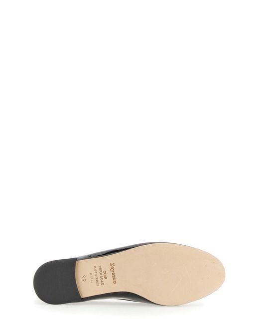 Repetto Black Ballerina Cendrillon Leather Calf Shoe