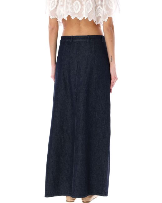 THE GARMENT Blue Eclipse Strap Long Skirt