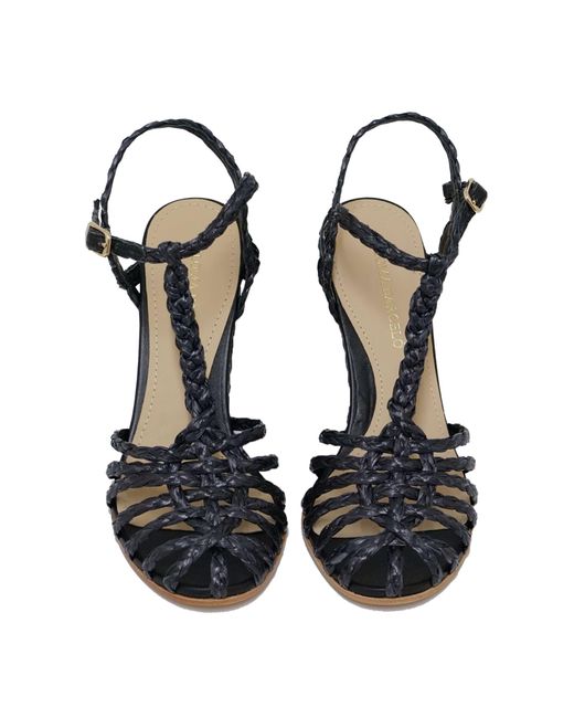 Paloma Barceló Black Festa Shoes With Heel