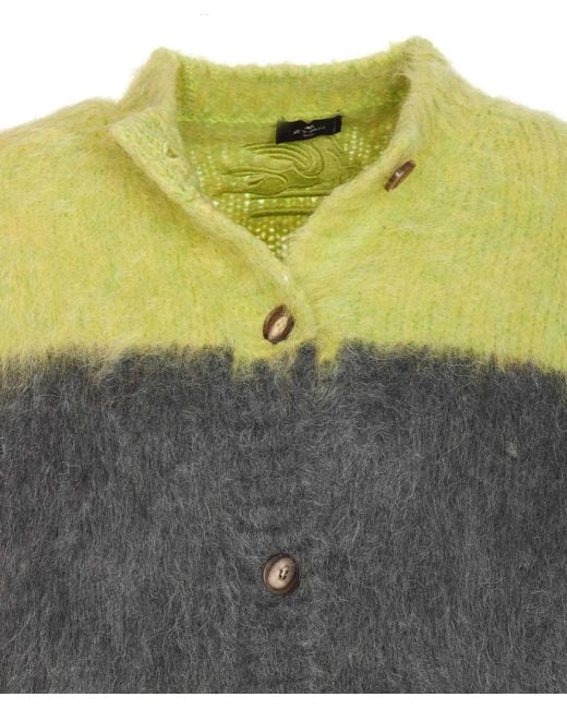 Etro Yellow Sweaters