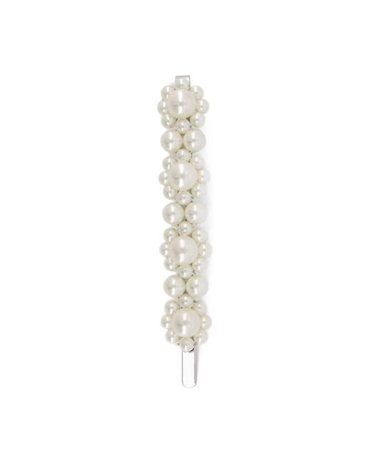 Simone Rocha Metallic Medium Flower Hair Clips