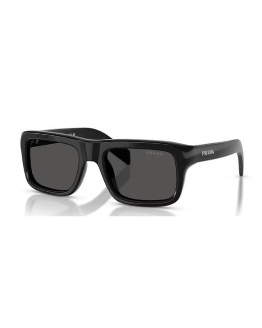 Prada Black Pr D11S Acetato Sunglasses