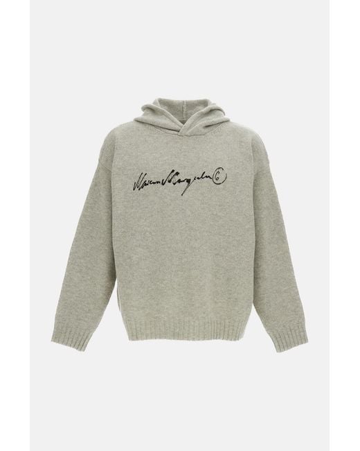 MM6 by Maison Margiela Natural Sweaters Wool Polyamide for men