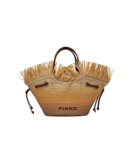 Pinko Multicolor Beach Bag- Polyester Other