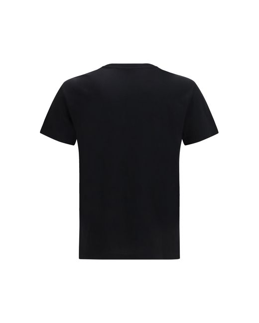 Valentino Black Cotton Vlogo T-Shirt T-Shirts for men
