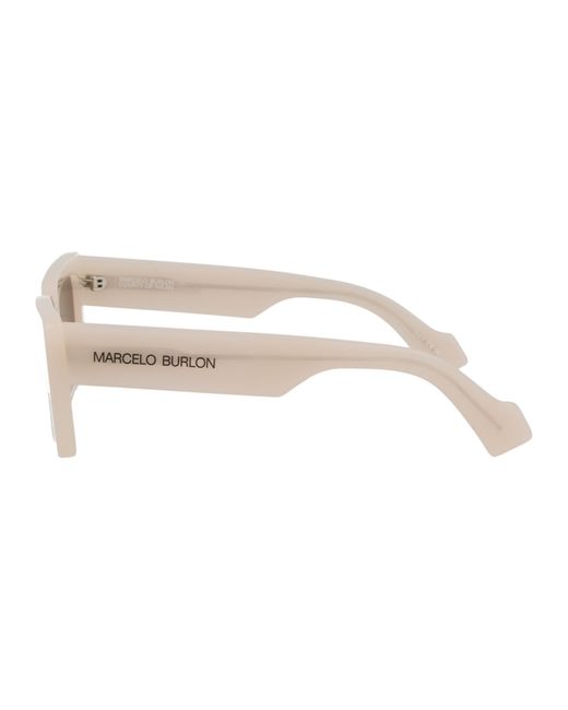 Marcelo Burlon Brown County Of Milan Sunglasses