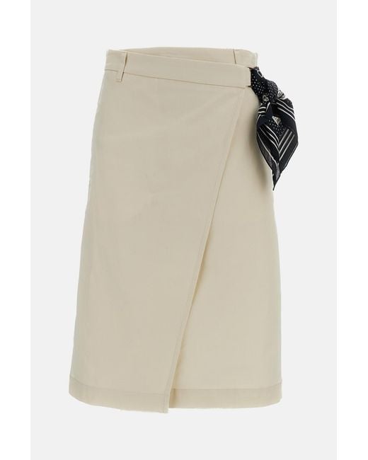 True Royal White Skirts Co Pl