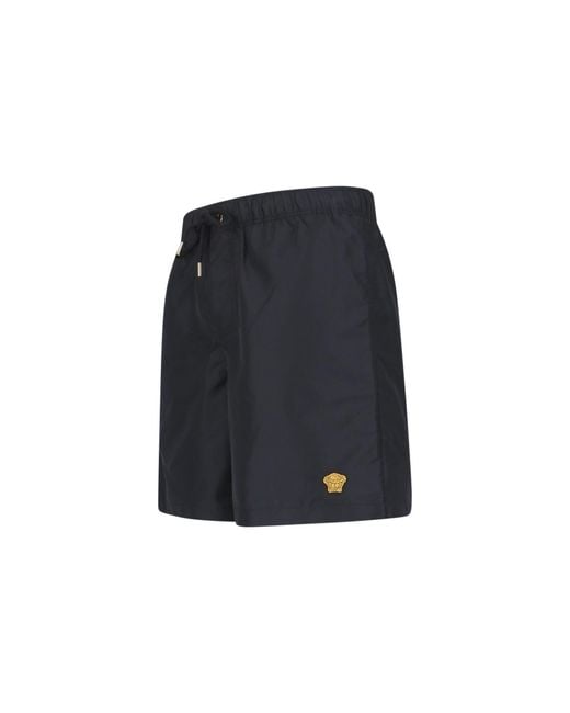 Versace Blue Medusa Swim Shorts for men
