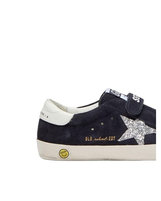 Golden Goose Deluxe Brand Blue Sneakers Cow Leather Trainers
