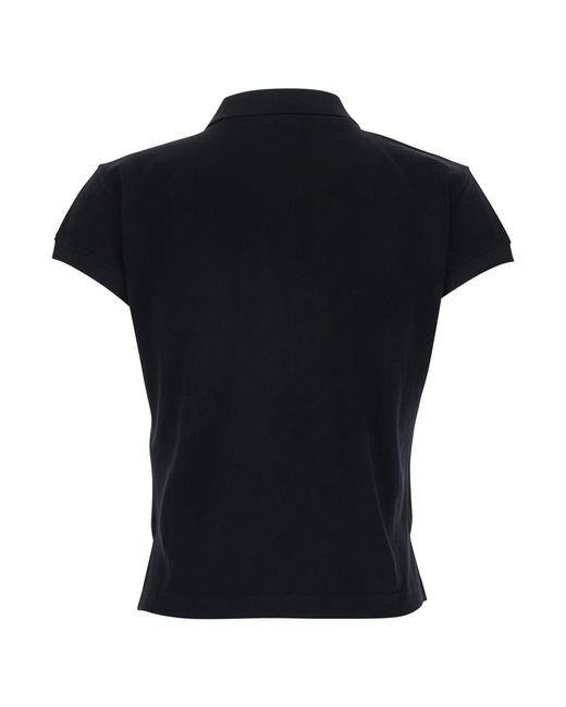 Balenciaga Black Polo Shirt Cotton T-Shirts & Jerseys