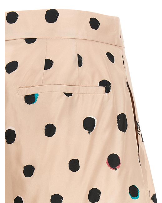 Fendi Natural Falena Dots Shorts
