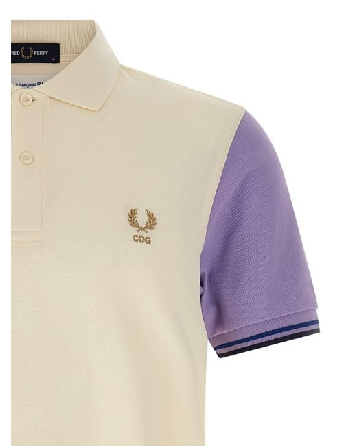 Comme des Garçons White Polo X Fred Perry for men