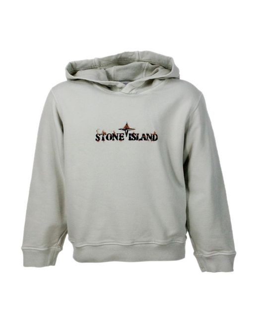 Stone Island Gray Sweaters 100Co for men