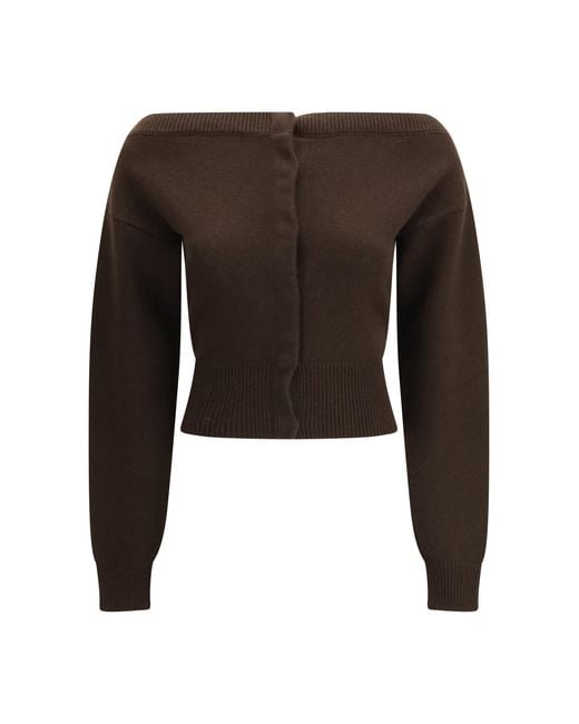 Tom Ford Black Soft Cashmere Open-Neck Shrunken Cardigan Kashmir/Capra Hircus
