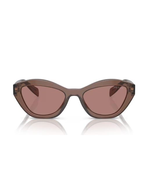 Prada Brown Pra02S Symbole Sunglasses