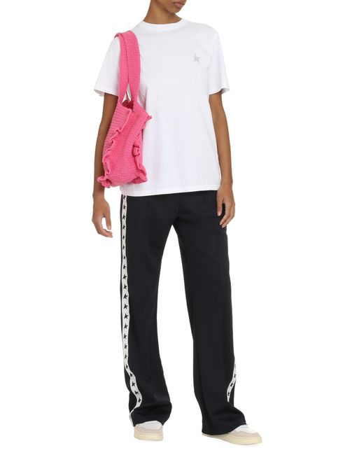 Golden Goose Deluxe Brand White Cotton Crew-Neck T-Shirt T-Shirts & Jerseys