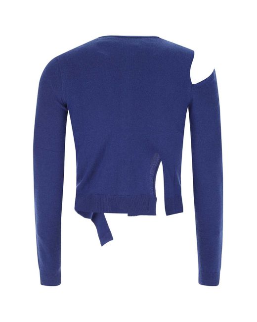Adererror Blue Electric Wool Blend Everdeen Cardigan for men