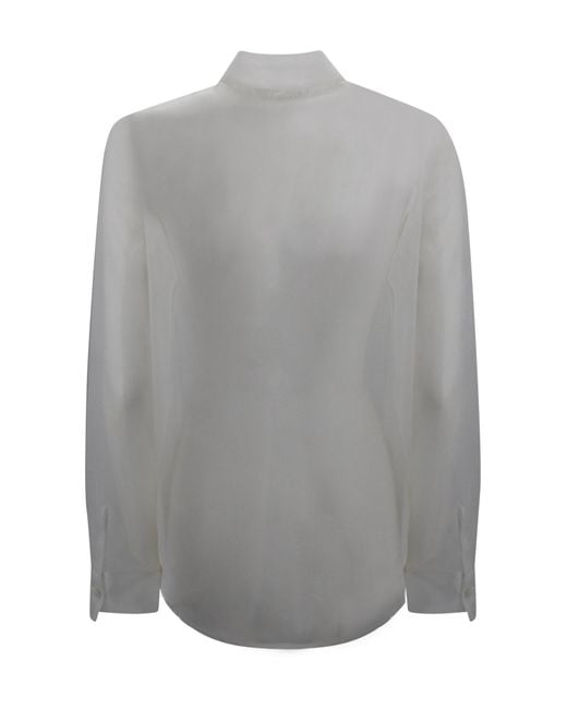 P.A.R.O.S.H. Gray Shirts Polyester