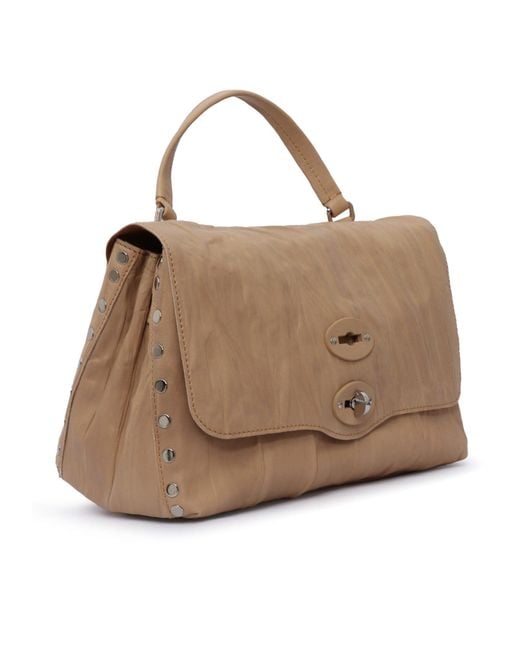 Zanellato Brown Postina Plisse Size S Lio Grande