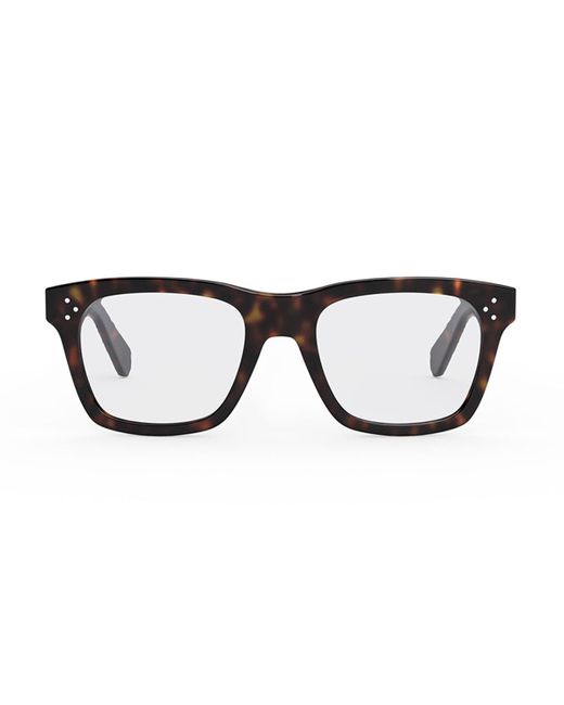 Céline Black Cl50119I 3 Dots 052 Dark Havana Glasses for men