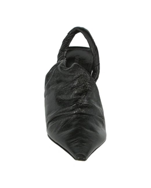 Bottega Veneta Black Bv Point Leather Pumps