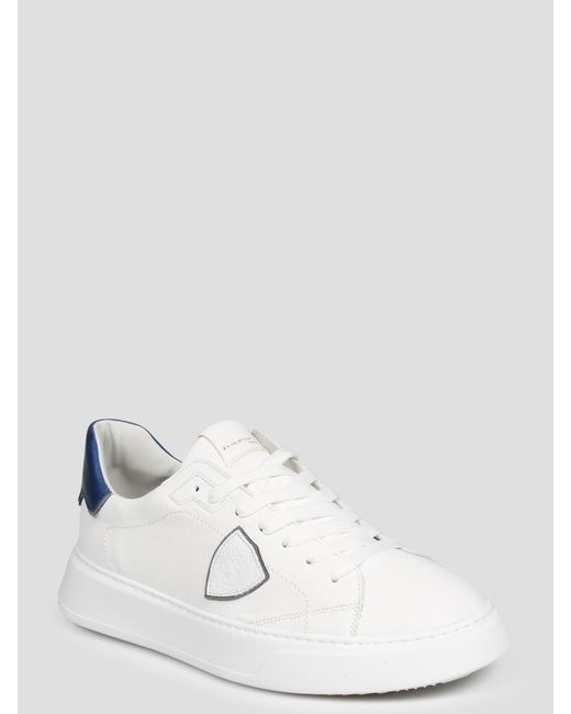 Philippe Model White Temple Low Sneakers for men