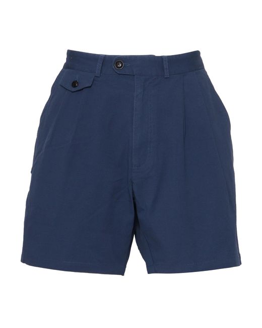 Deus Ex Machina Blue Walk Shorts for men