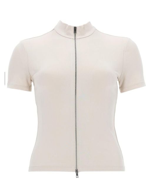 Alexander Wang White Top Rashguard Viscose Tops