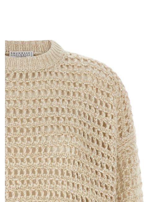Brunello Cucinelli Natural Elastane Cardigan Clothing