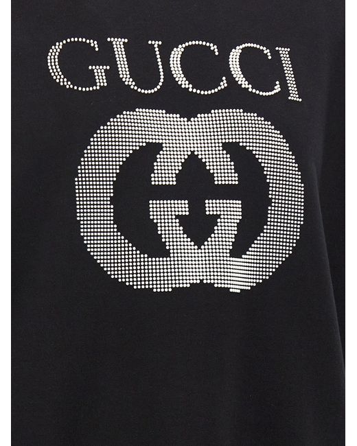 Gucci Black Logo Sweatshirt for men