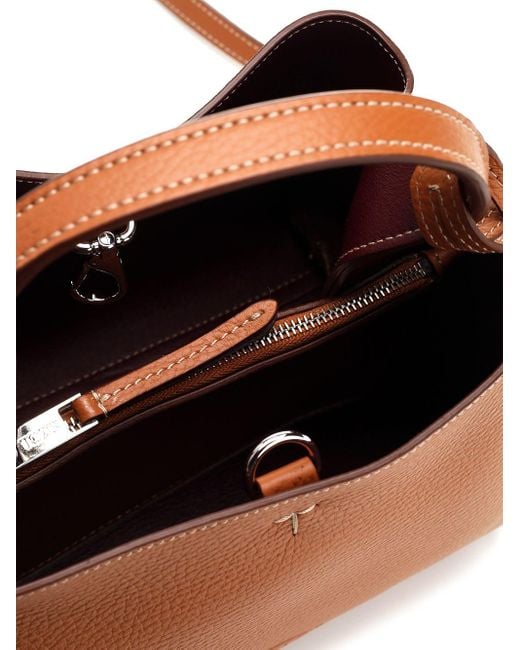 Tod's Brown T Timeless Micro Handbag