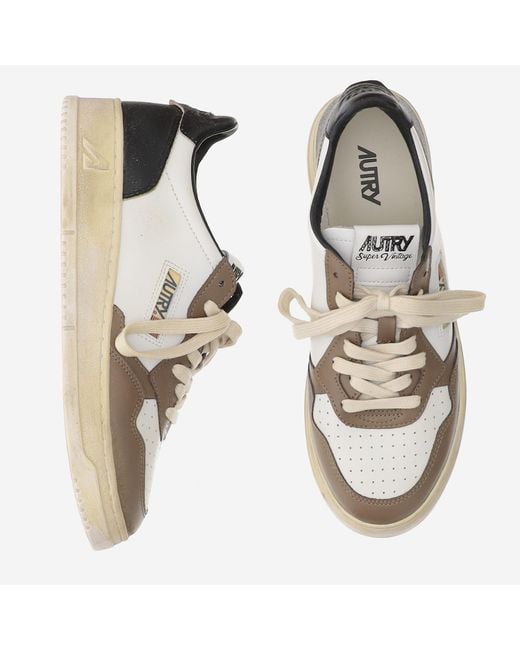 Autry Multicolor Leather Sneakers Trainers for men