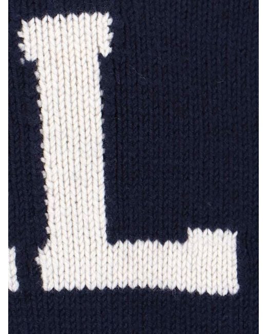 Polo Ralph Lauren Blue Logo Sweater for men