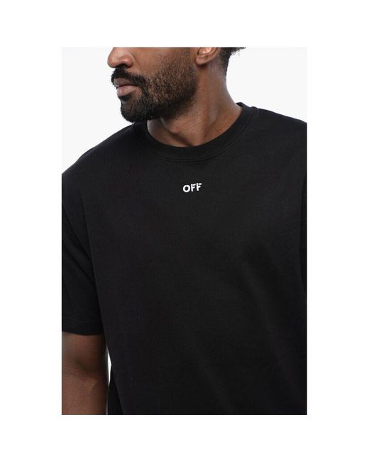Off-White c/o Virgil Abloh Black Cotton Arrow Crew for men