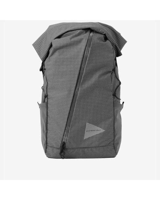 And Wander Gray Ocean Rip 25 L Backpack for men