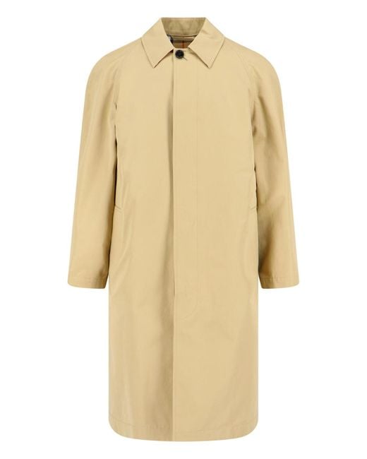 Burberry Natural Jackets Cotton for men